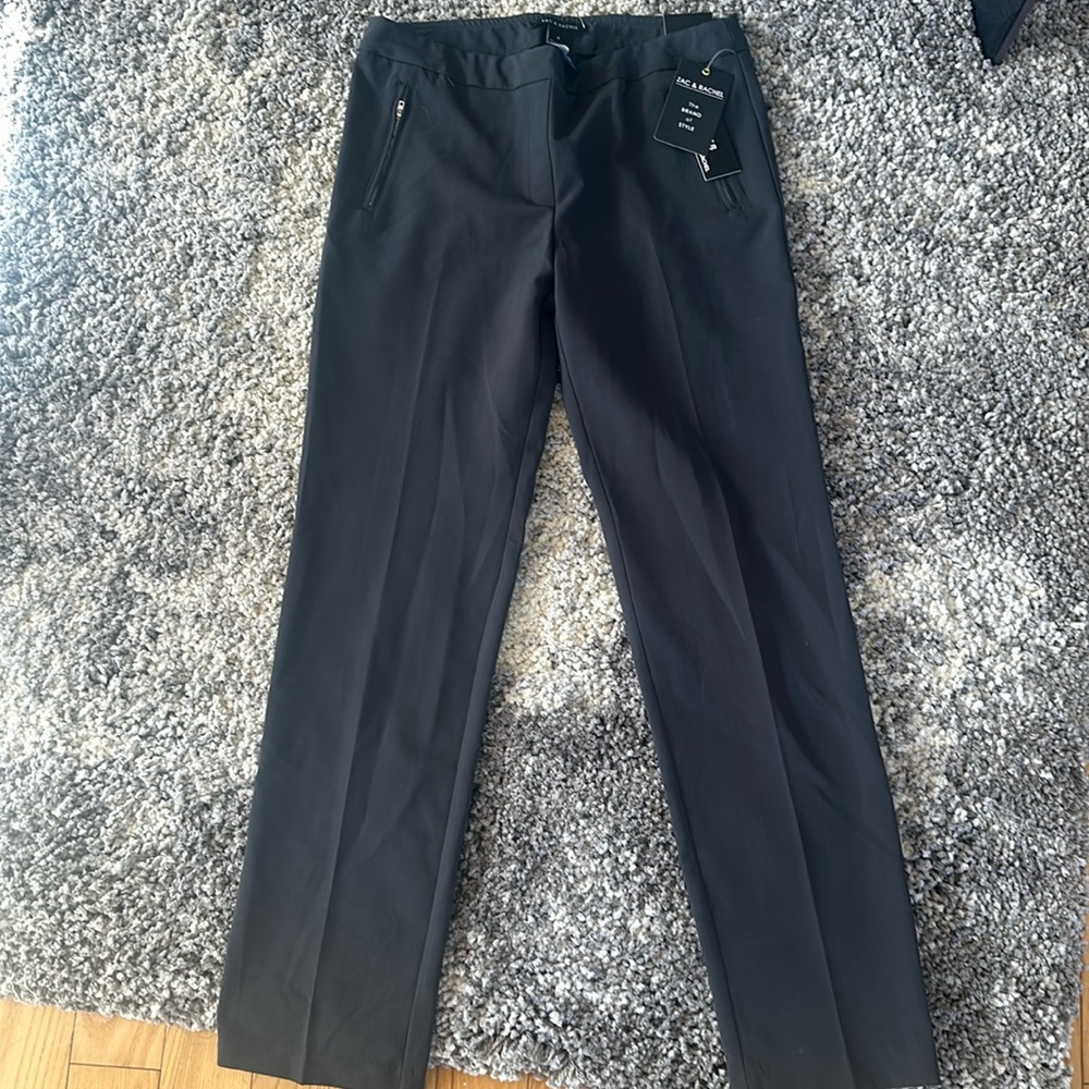 Zac & Rachel Women’s Slim Leg Grey Dress Pants